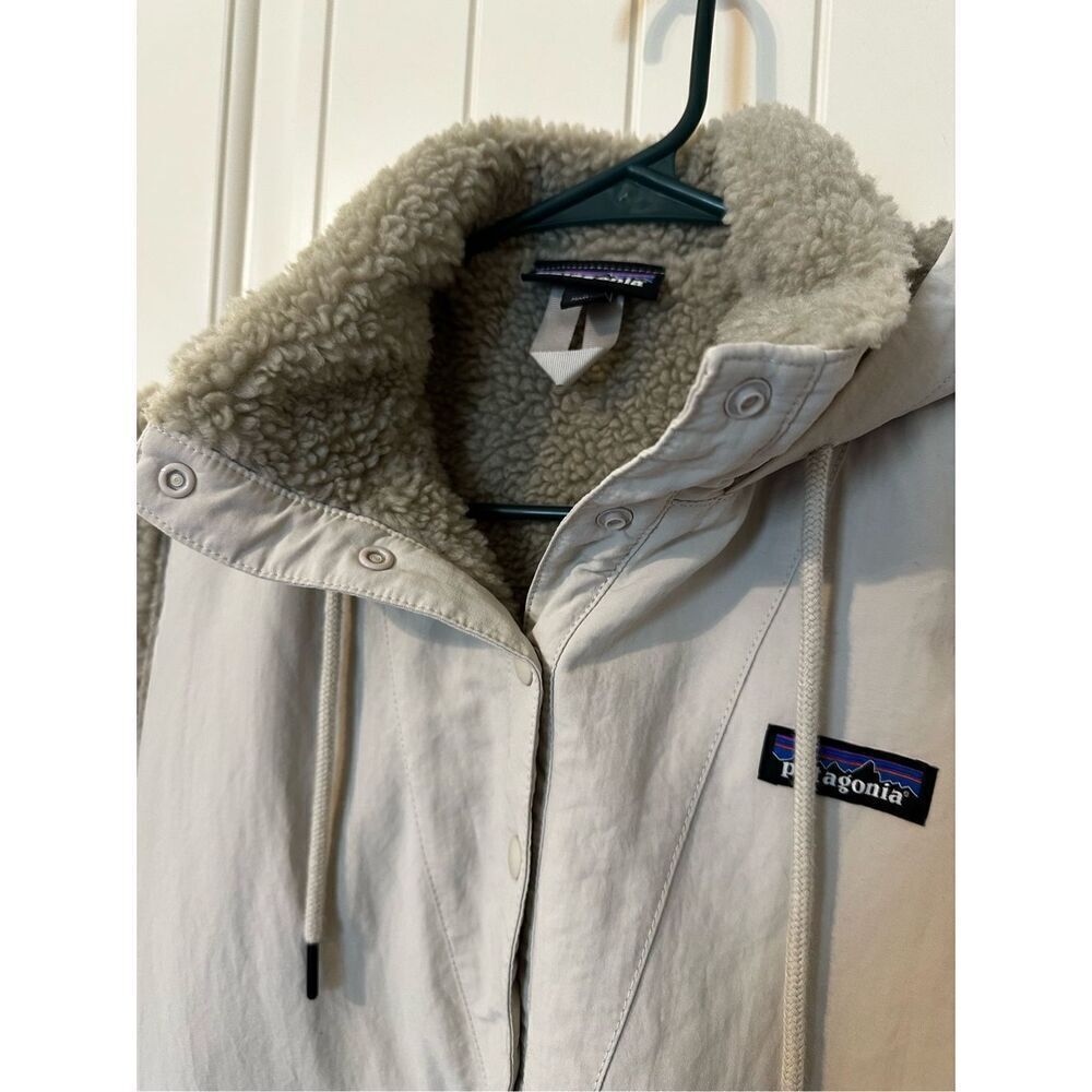 NWOT Patagonia Pelican Tan Fleece Shelled Retro-X Sherpa Pullover Jacket Small - Picture 11 of 16